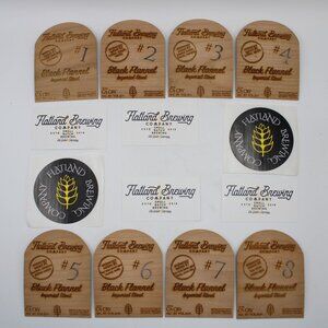 Flatland Brewing Company Lot Elk Grove CA Beer Breweriana Brewery Ephemera